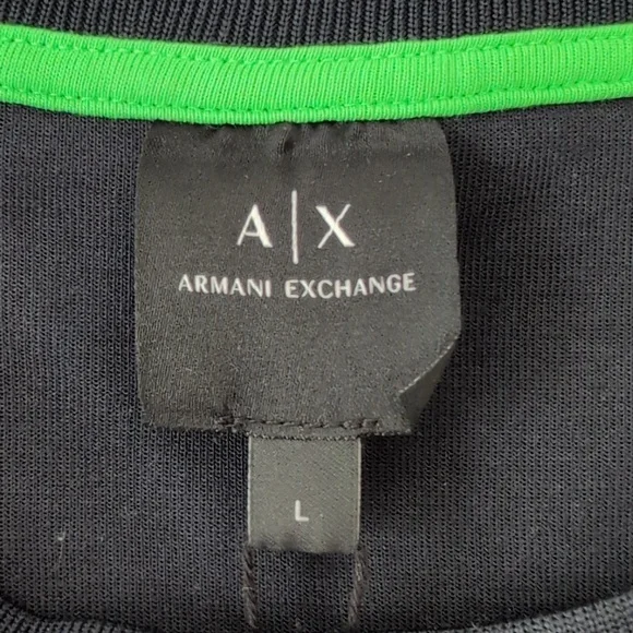 Armani Exchange Charcoal Crewneck Sweatshirt - Picture 2 of 7